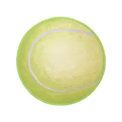 DIB - Bajada de cama sport tenis 57x57 cm verde