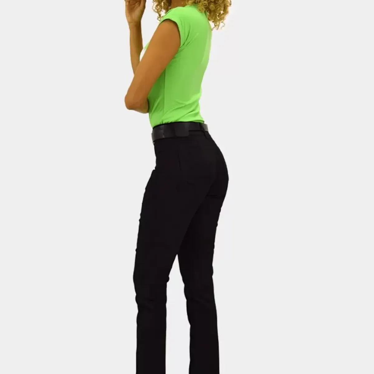 TENTATION - Pantalon Skinny Tiro Alto Push Up Black Tentation