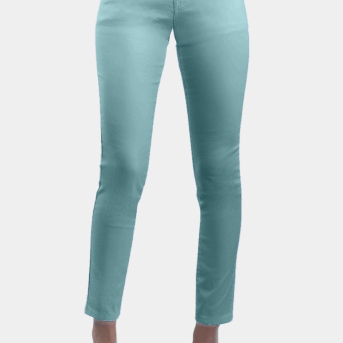 TENTATION - Pantalon Skinny Tiro Alto Push Up Verde Tentation