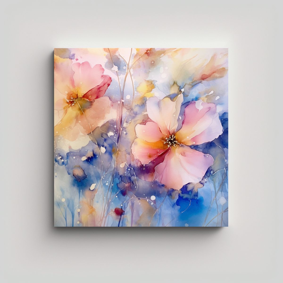 GENERICO - Cuadro De Arte De Pared Dibujo Surrealista 60x60 Cm