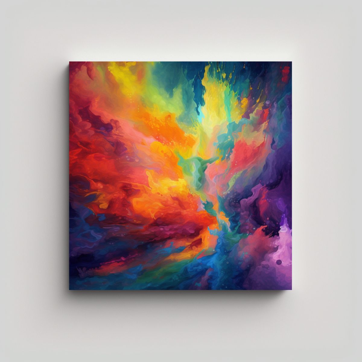 GENERICO - Pinturas Abstractas De Ambiente Inspiradas En 60x60 Cm