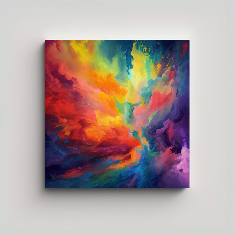 GENERICO - Pinturas Abstractas De Ambiente Inspiradas En 60x60 Cm