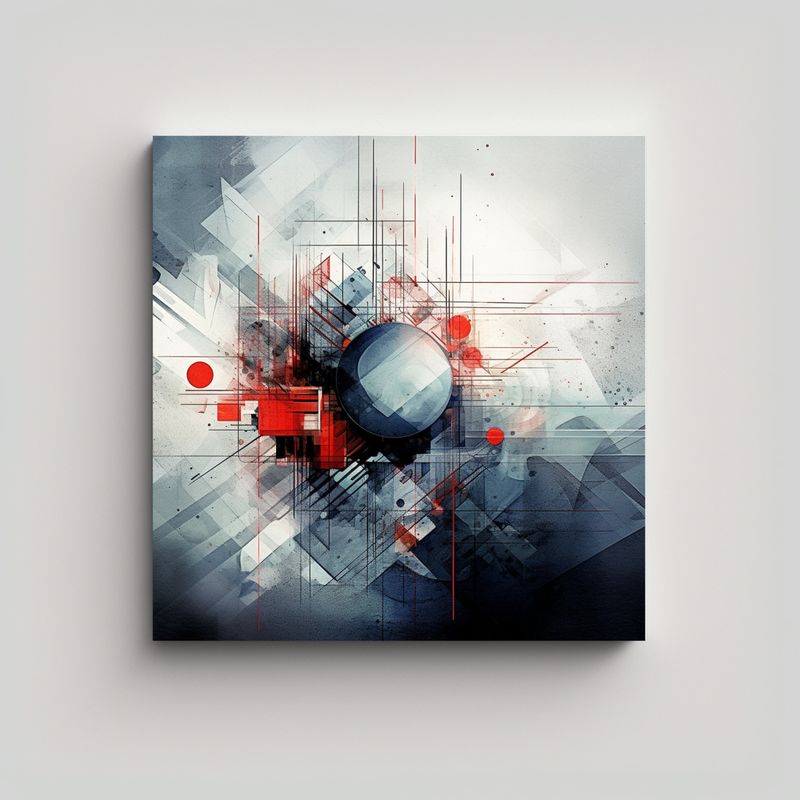 GENERICO - Arte De Pared Impreso Combinación De Arte 80x80 Cm