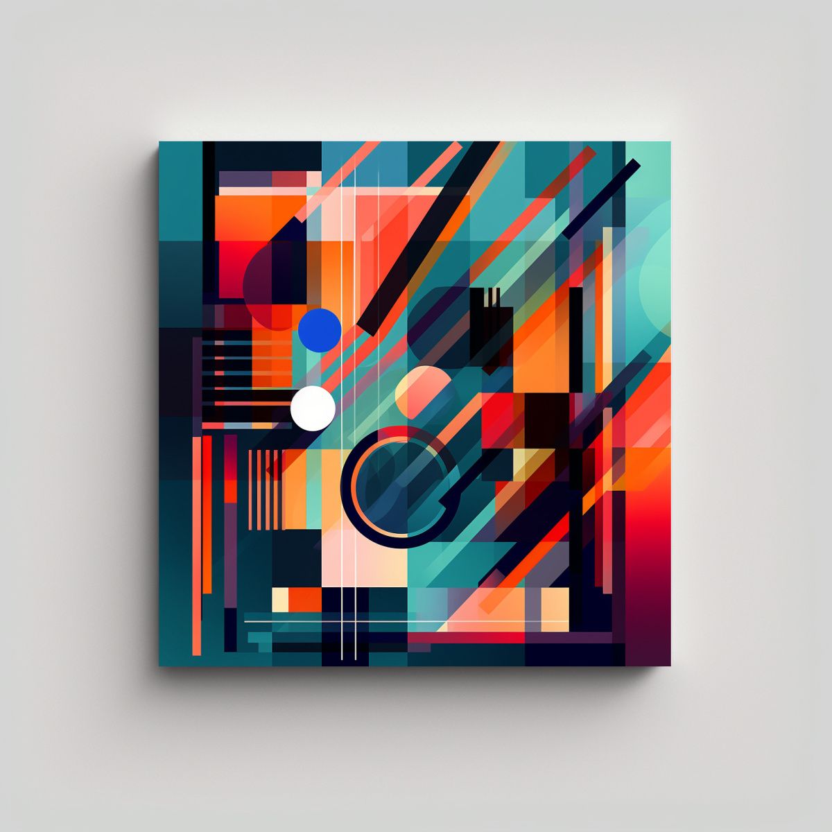 GENERICO - Cuadros Decorativos De Composición Fotográfica 80x80 Cm