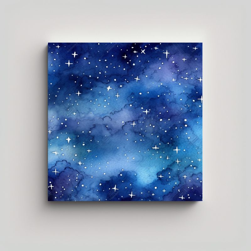 GENERICO - Pintura Acuarela Para Cocina Con Fondo Colorido 90x90 Cm