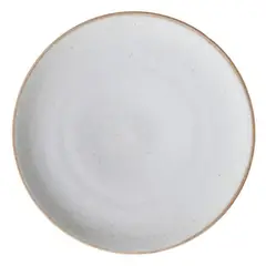 CORONA - Plato Llano Coupe 28 cm BlancoBeige Artisan