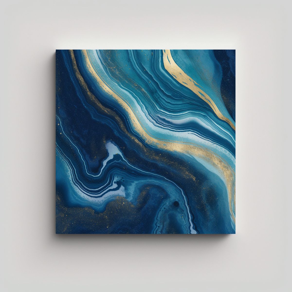 GENERICO - Composición Tonos Simetría Y154 Pinturas 90x90 Cm