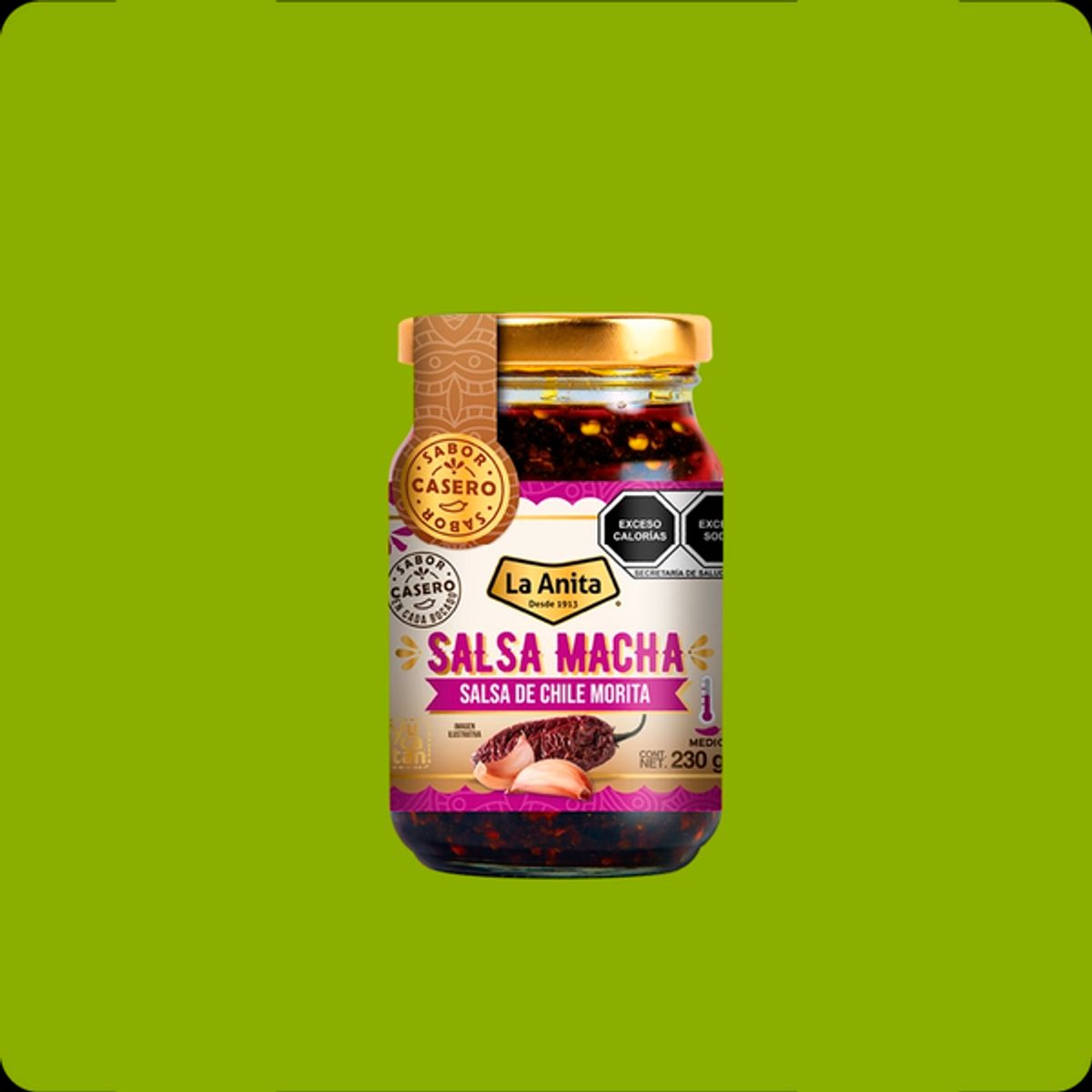 LA ANITA - Salsa Macha de Ají Chile Morita 230g La Anita