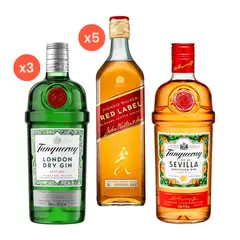 JOHNNIE WALKER - Pack Matrimonio Standard: + Tanqueray