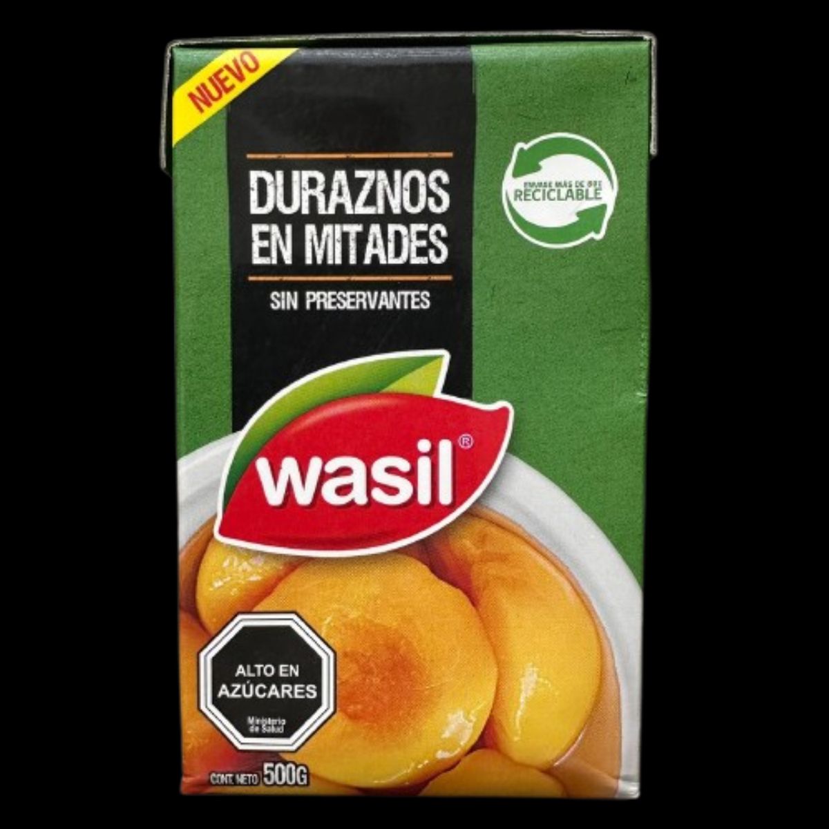GENERICO - Durazno en conserva mitades 500gr Wasil