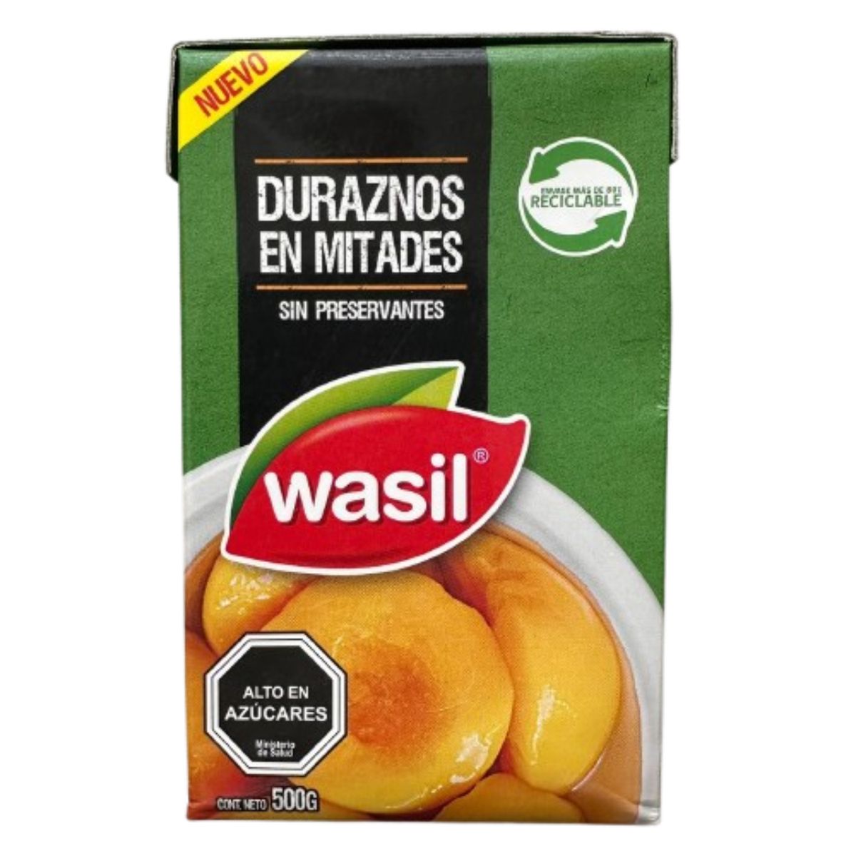 GENERICO - Durazno en conserva mitades 500gr Wasil