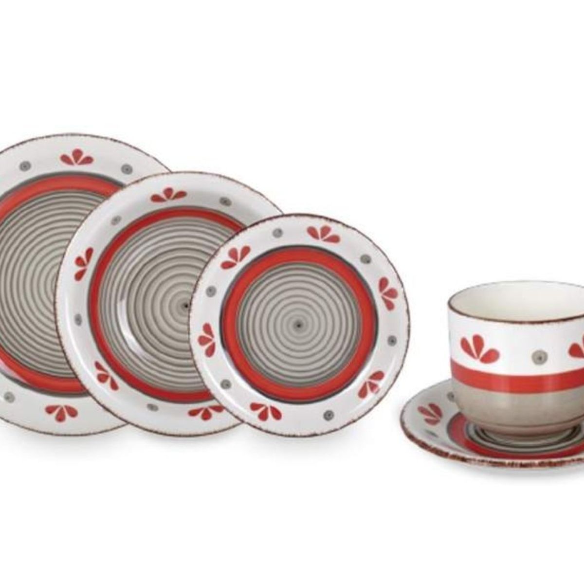 HALLEN - Juego de Vajilla 30 Piezas Emily