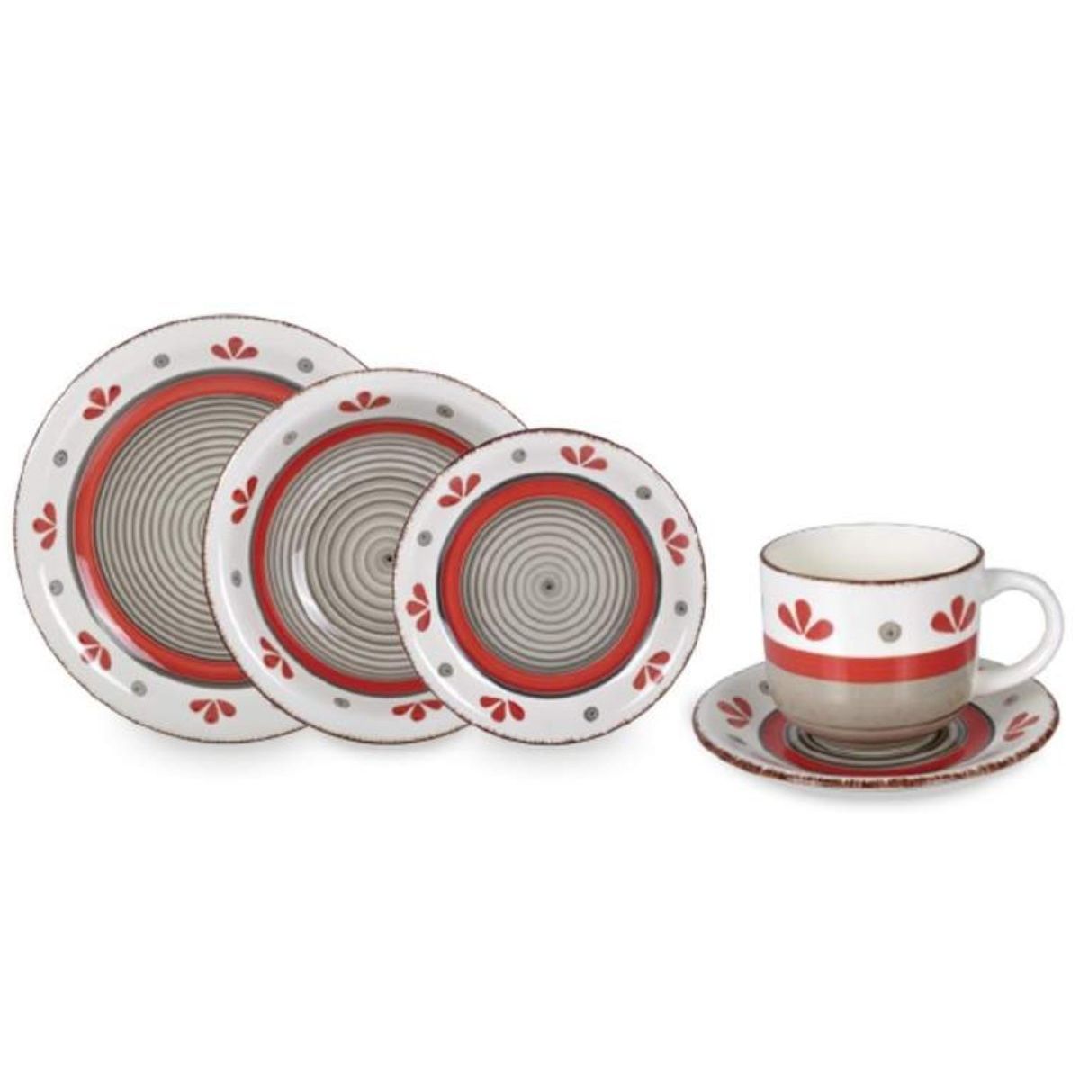 HALLEN - Juego de Vajilla 30 Piezas Emily