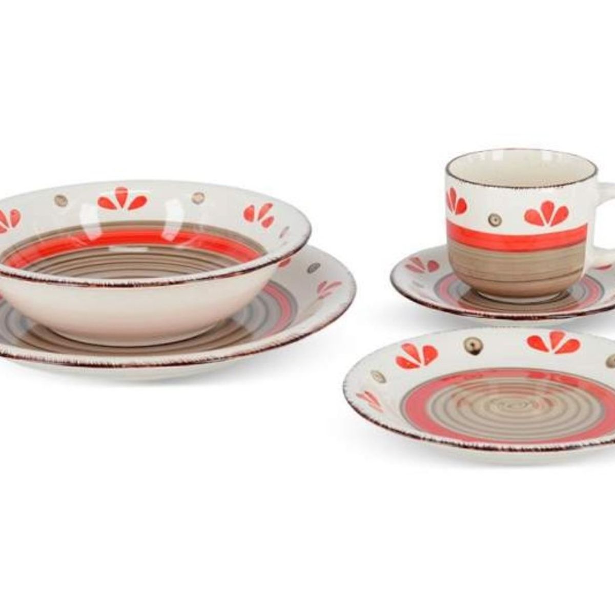 HALLEN - Juego de Vajilla 30 Piezas Emily