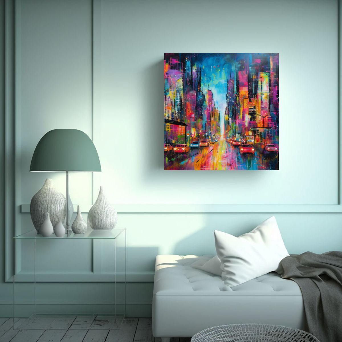GENERICO - Pinturas Decorativas De Lienzo Conceptual Para 70x70 Cm