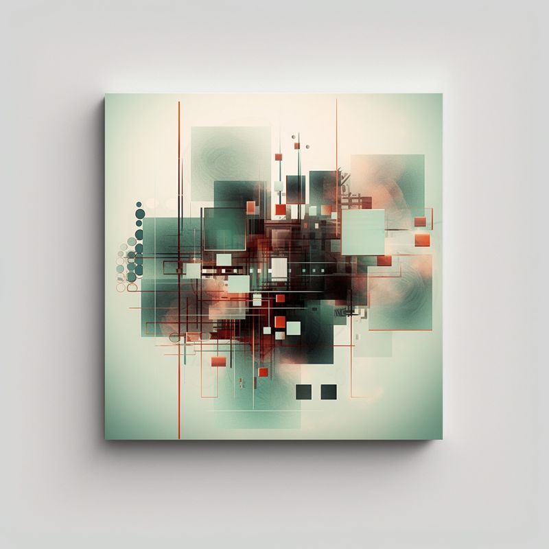 GENERICO - Exposición Arte Moderno: Diseño Cyborg 80x80 Cm