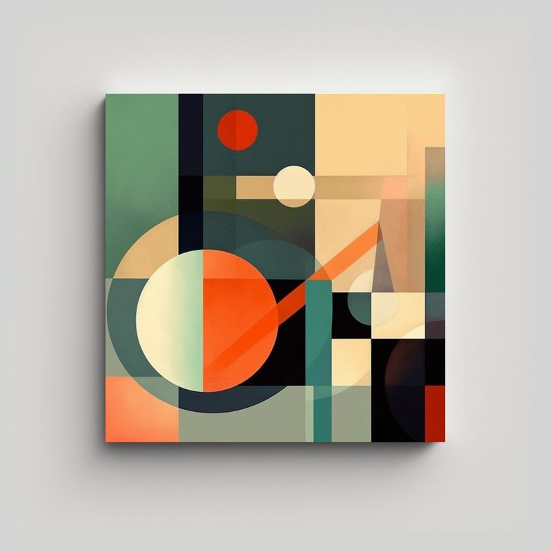 GENERICO - Pintura Decorativa Lienzo Calidos Naturaleza Viva 60x60 Cm