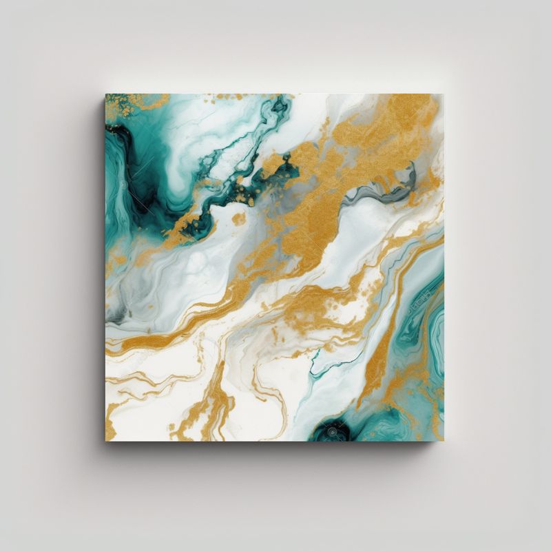 GENERICO - Cuadros De Decoración Minimalista En Fondo De 70x70 Cm