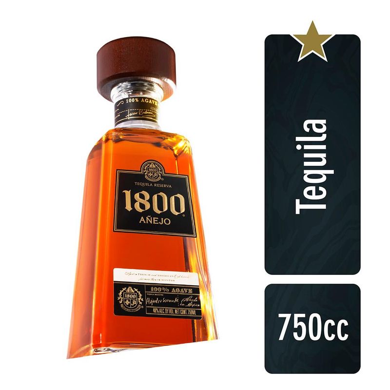 JOSE CUERVO - Tequila Jose Cuervo Reserva 1800 añejo bot 750 cc