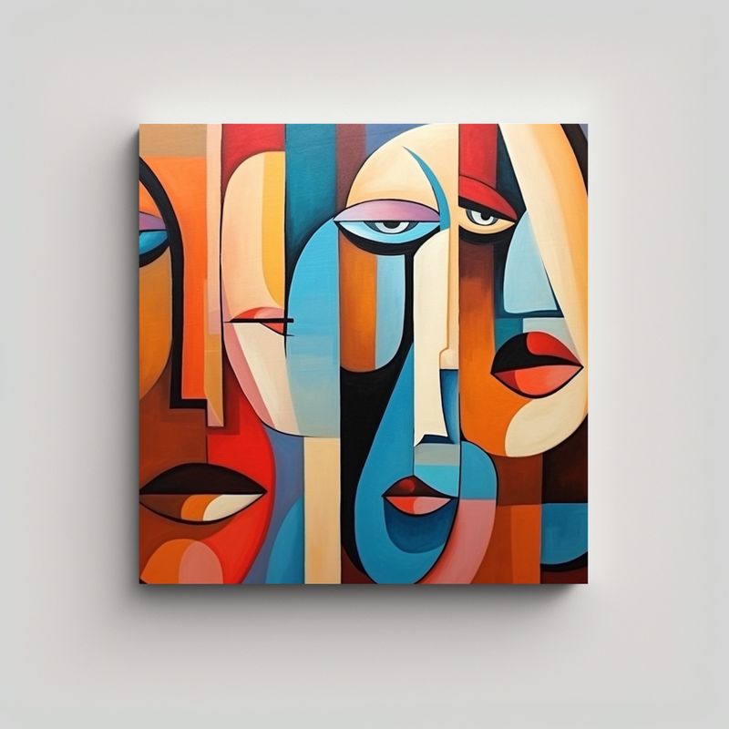 GENERICO - Cuadros Decorativos De Alta Calidad Tela En 50x50 Cm