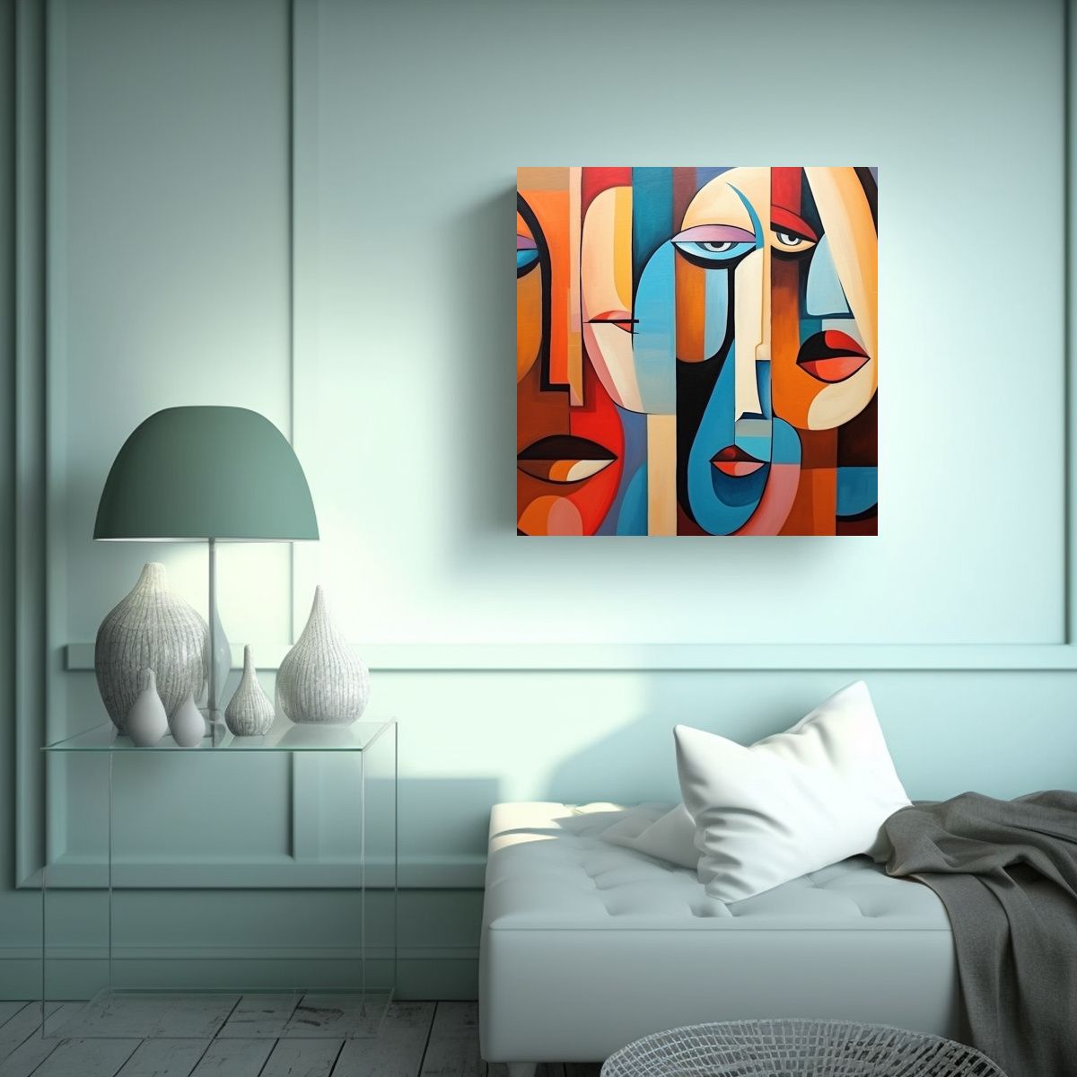 GENERICO - Cuadros Decorativos De Alta Calidad Tela En 90x90 Cm.