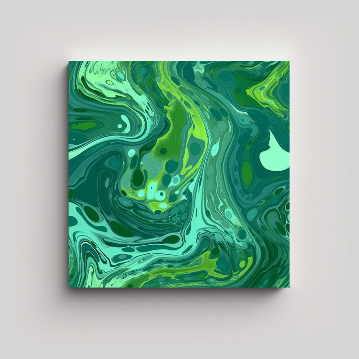 GENERICO - Pintura Abstracta Profesional De Diseño De 80x80 Cm