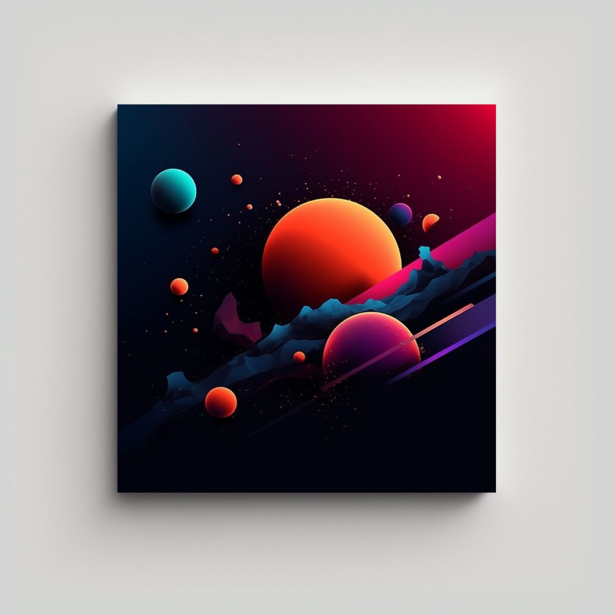 GENERICO - Canva Tonos Temática Flyer Imagen De Fondo 60x60 Cm