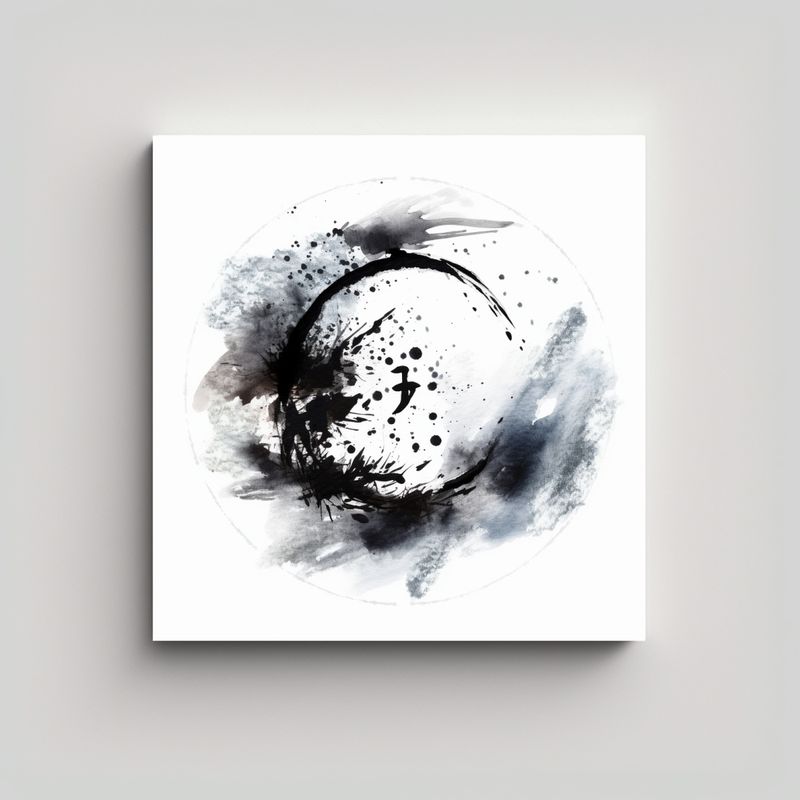 GENERICO - Pintura Decorativa Inspiradora De Un Cuadro Con 50x50 Cm