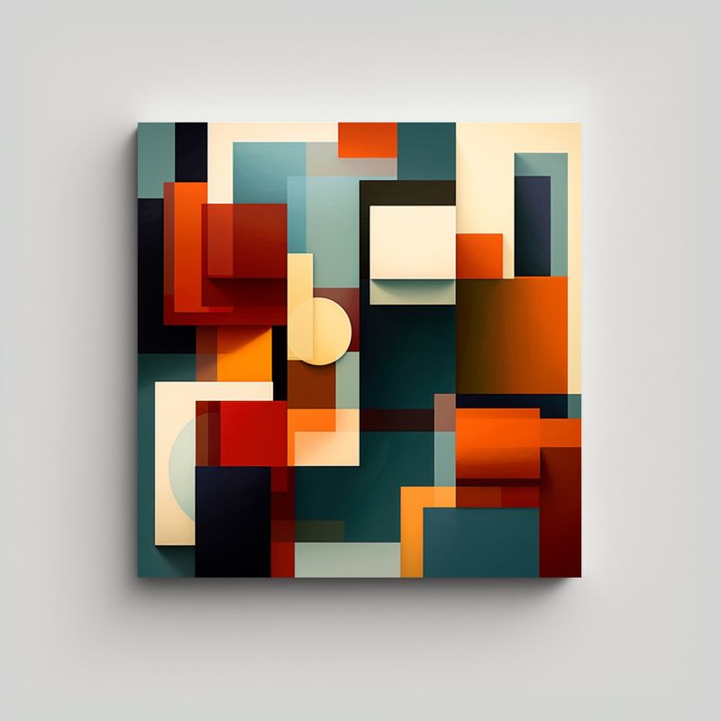 GENERICO - Pinturas Decorativas De Lienzo De Alta Calidad 90x90 Cm