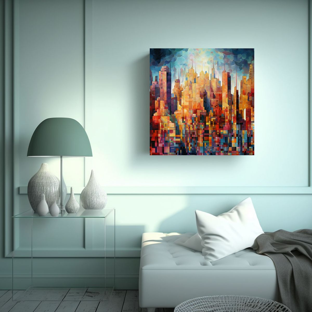 GENERICO - Expresividad Paisajística En Blanco Y Negro 50x50 Cm