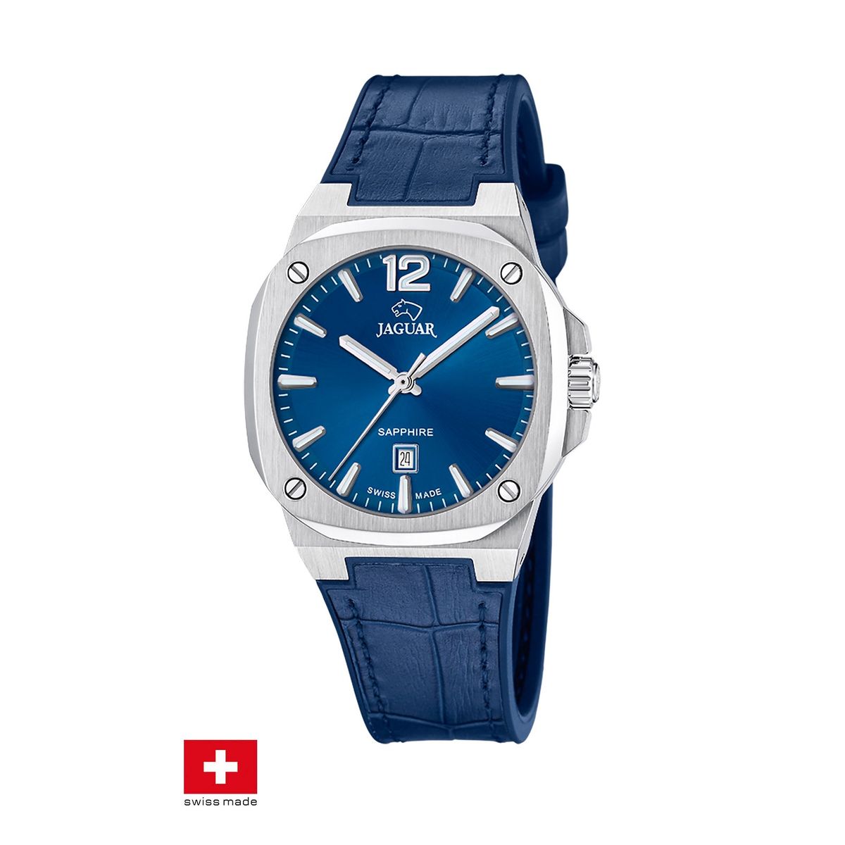 JAGUAR - Reloj J1032/4 Jaguar Swiss Azul Mujer Rondcarre