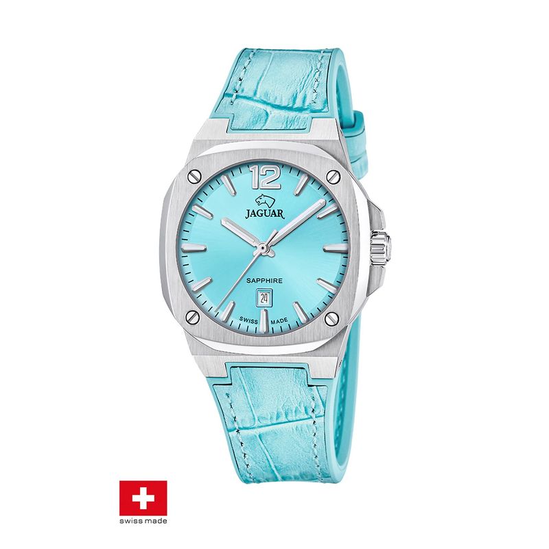 JAGUAR - Reloj J1032/2 Jaguar Swiss Azul Mujer Rondcarre