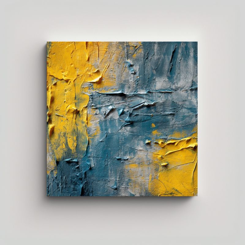 GENERICO - Pintura Decorativa Con Detalles Suaves De Textura 50x50 Cm