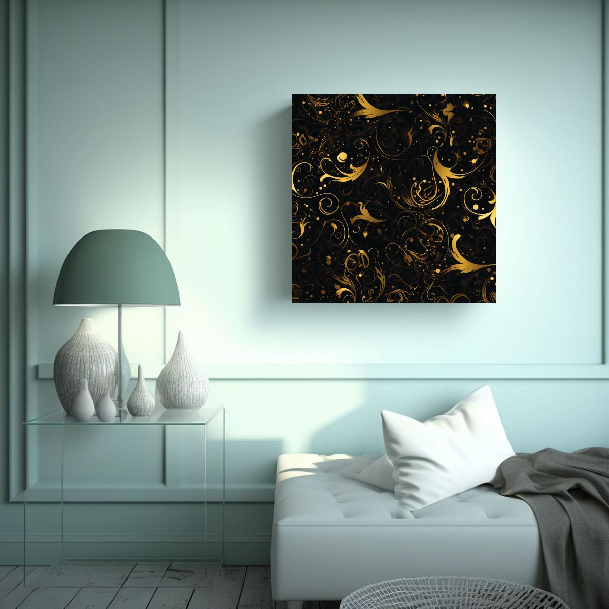 GENERICO - Tela En Bastidor Hermoso Diseño Original Como Un 70x70 Cm