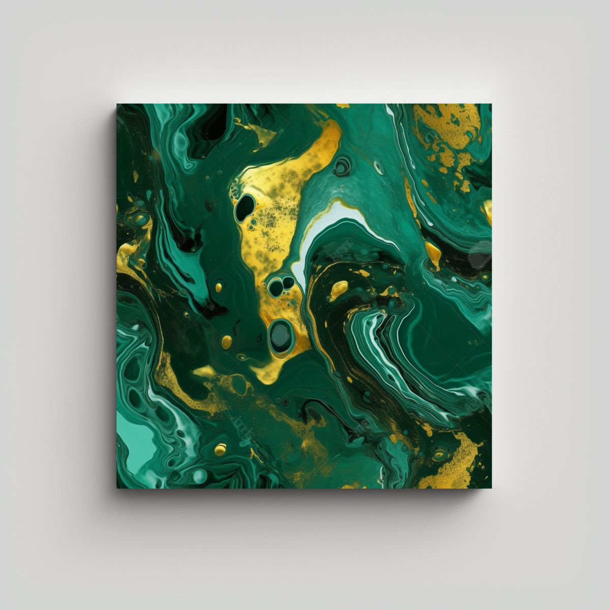 GENERICO - Foto HD Composición Líquido De Mármol 90x90 Cm