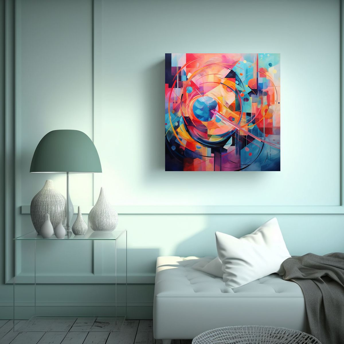 GENERICO - Pinturas Decorativas De Arte Abstracto 60x60 Cm