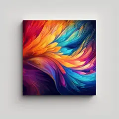 GENERICO - Tela En Bastidor Vanguardia Belleza 199 Formato 50x50 Cm