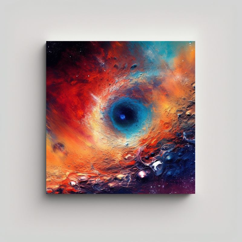 GENERICO - Pintura Decorativa Otra Teoría Para La Creación 90x90 Cm