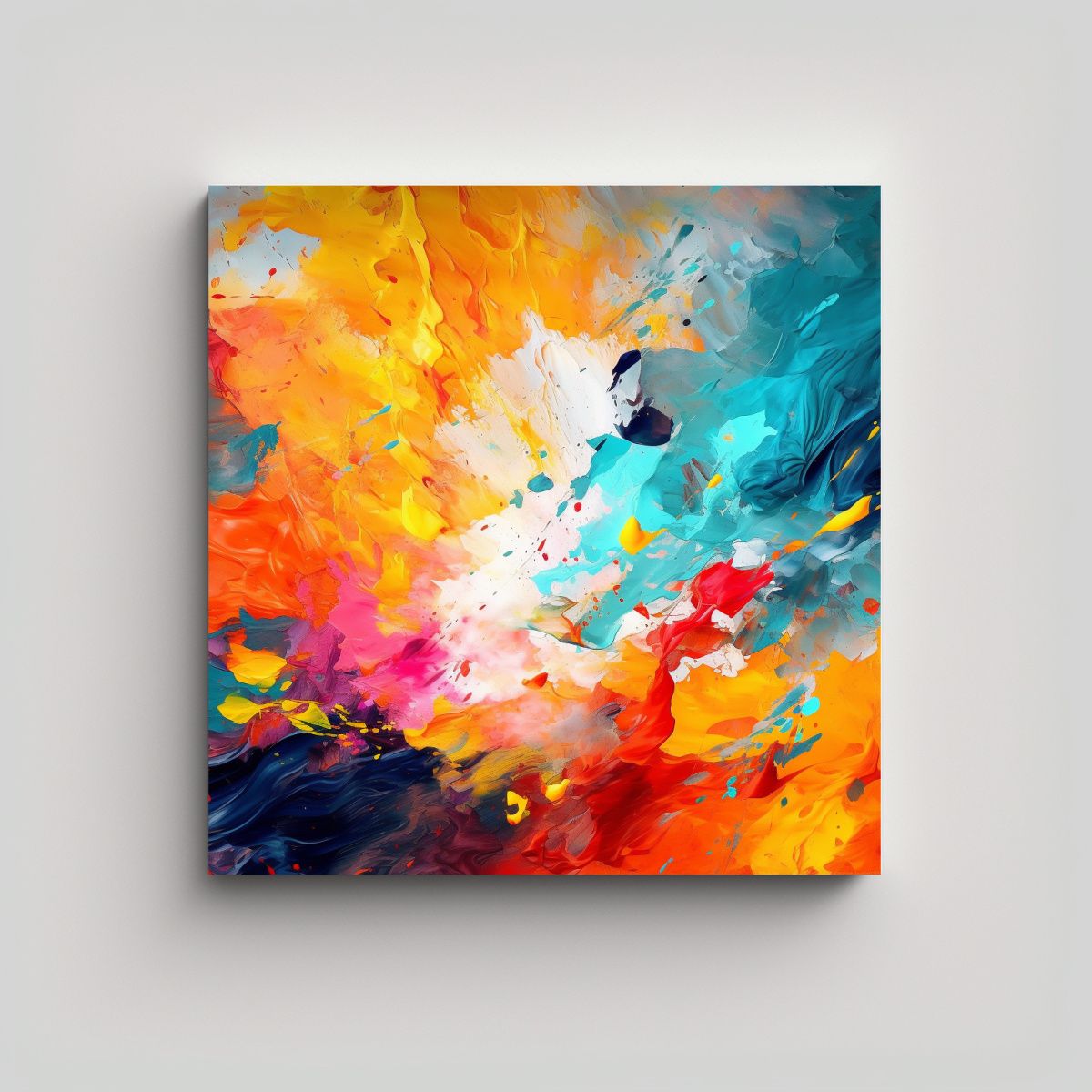 GENERICO - Pinturas De Pared Hermosas Y Coloridas Con 80x80 Cm