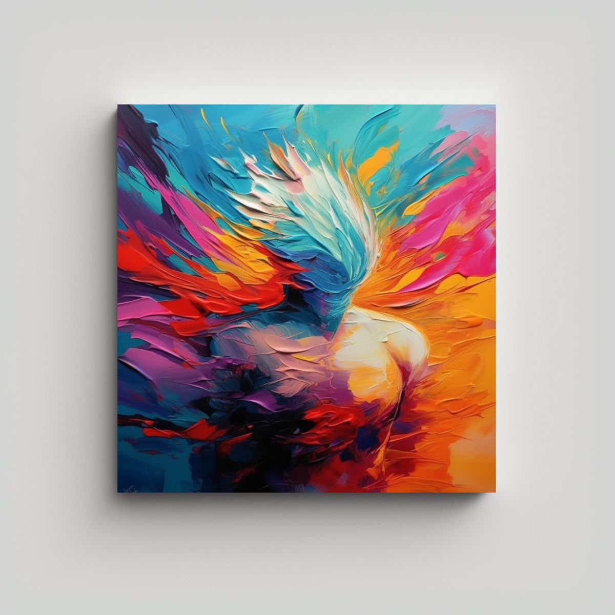 GENERICO - Tela En Bastidor Inspiración Mágica Para 80x80 Cm