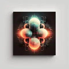 GENERICO - Cuadros Decorativos Modernos Para Espacios 50x50 Cm