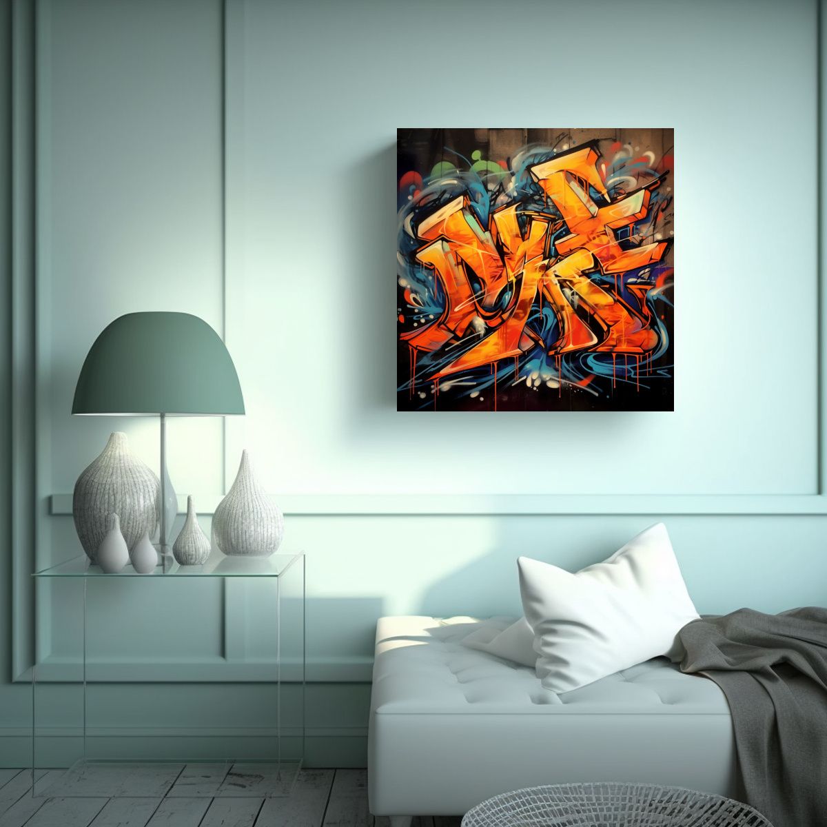 GENERICO - Cuadro Juvenil De Alta Calidad Con Estilo 80x80 Cm