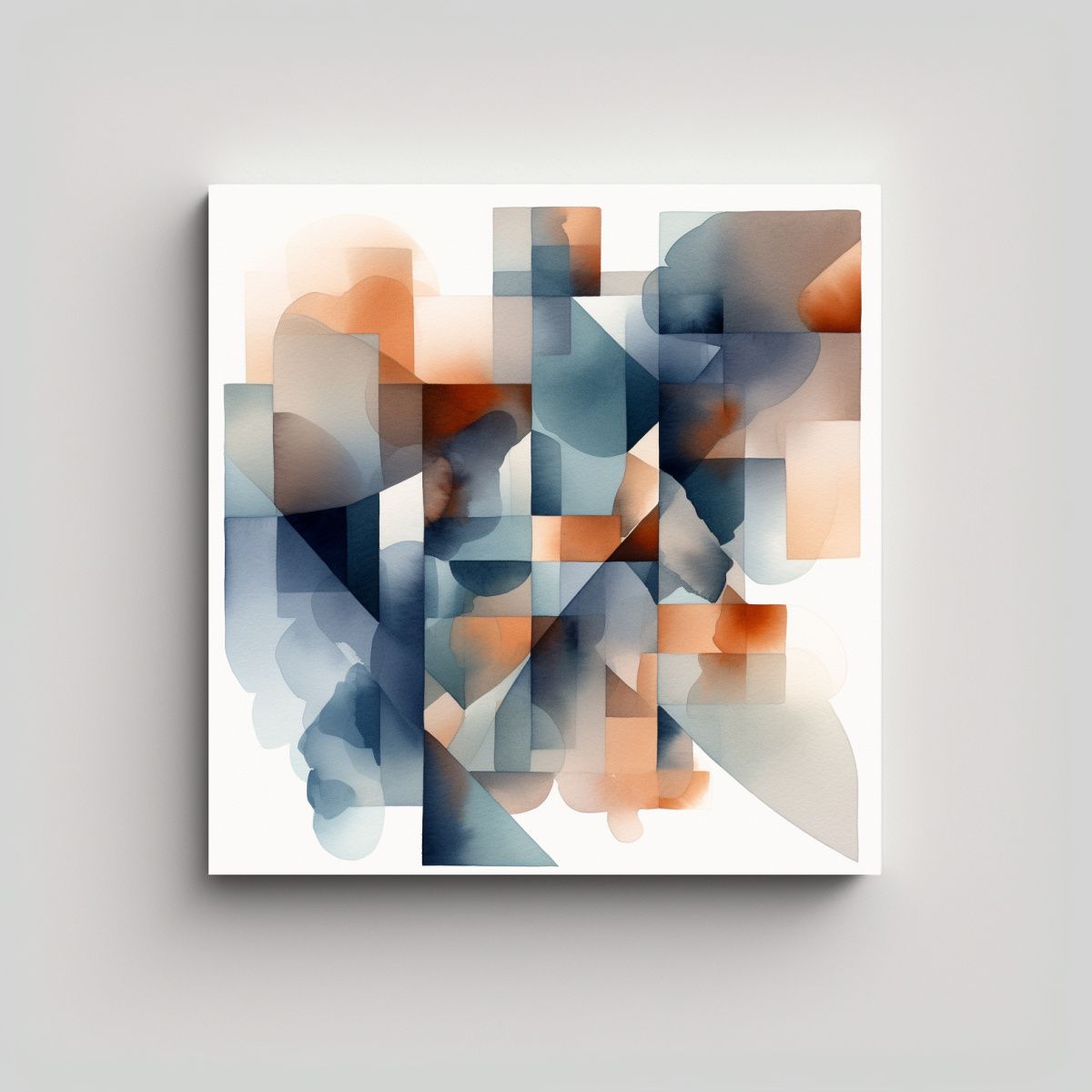 GENERICO - Pintura Mural Patrón Intenso Schaeffer Acuarela 90x90 Cm