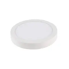 GENERICO - Panel Led Plafón Redondo Sobrepuesto 6w Luz Blanco Calido