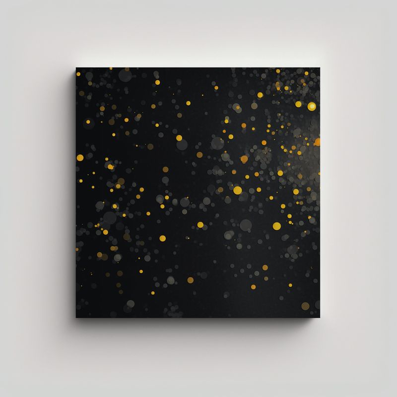 GENERICO - Cuadro De Tela Tema Naturaleza Viva Gris Oscuro 50x50 Cm