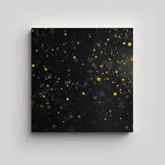 GENERICO - Cuadro De Tela Tema Naturaleza Viva Gris Oscuro 50x50 Cm