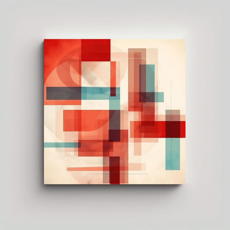 GENERICO - Crear Un Patrón Abstracto Minimalista Con Foco 60x60 Cm