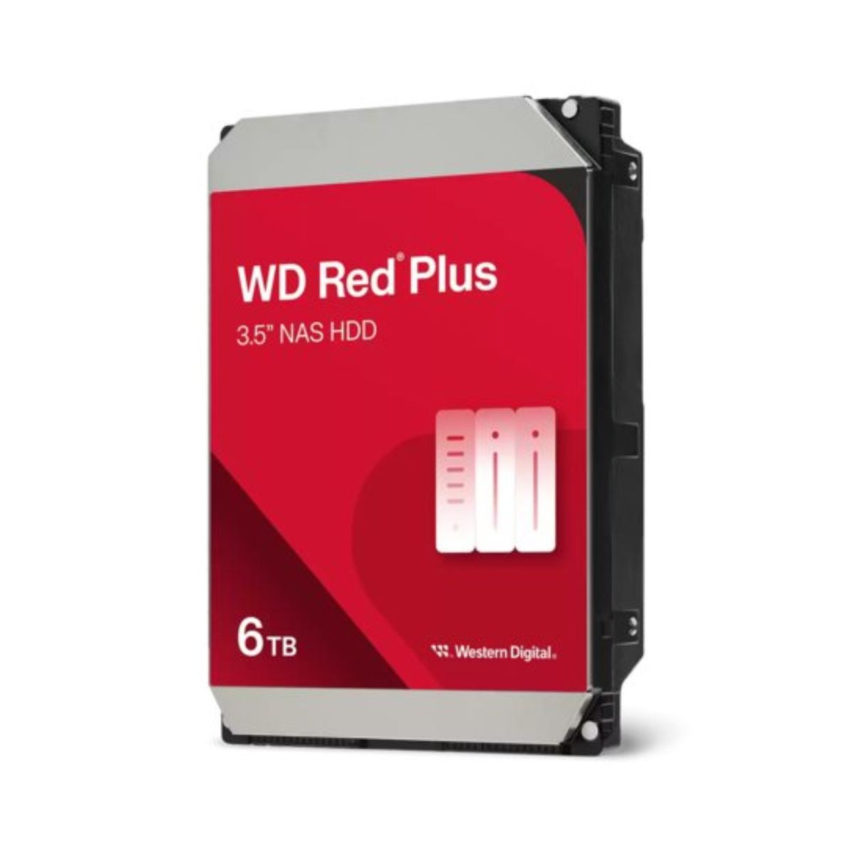 WESTERN DIGITAL - Disco duro interno 3.5" 6 TB Western Digital Red Plus