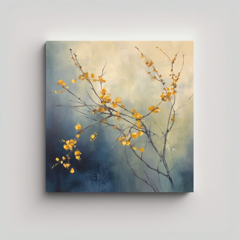GENERICO - Pintura En Bastidor Decorativo Con Profundidad De 70x70 Cm