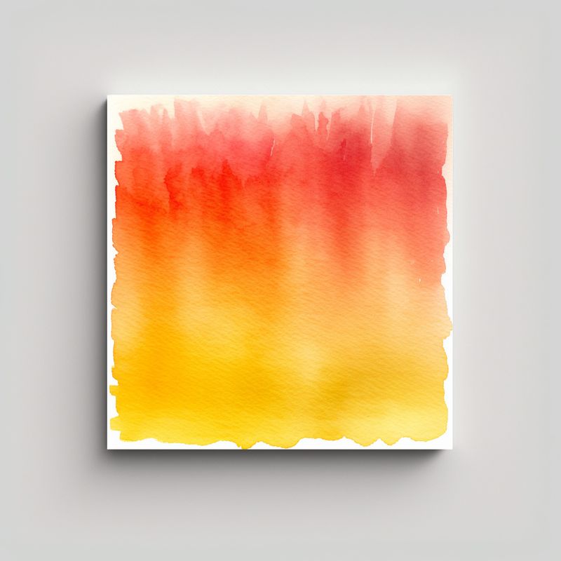 GENERICO - Pintura De Pared Innovadora En Acuarela Gradient 50x50 Cm